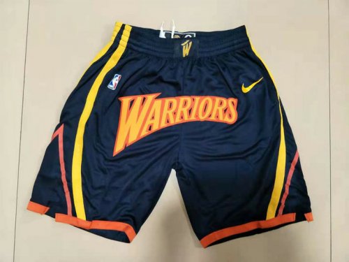 NBA Warriors shorts Marine avec pockets imprimé